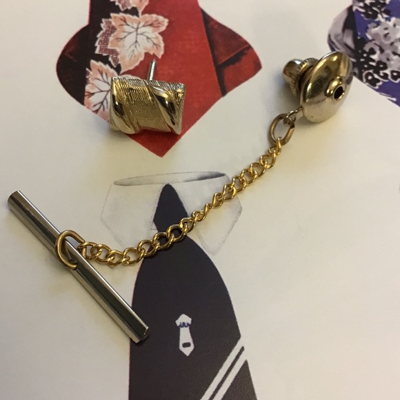 Swank tie pin. Vintage - Picture 2 of 5